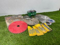 15no. Various Cutting Blades as Lotted