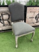 Timber Frame Fabric Upholstered Chair 480 x 600 x 1000mm