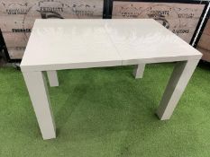 Timber Frame Extendable Dining Table 1680 x 800 x 760mm, Please Note; Damage To One Leg Fittings