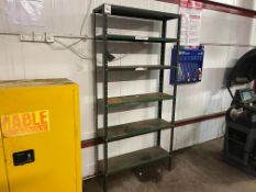 5 Tier Metal Racking, Approximately 910 x 1900 x 300mm
