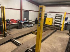 2006 Bradbury 4 Post Vehicle Lift, 4000kg Capacity, 3 Phase, Please Note: It is the Purchaser's