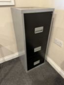 3 Draw Metal Filing Cabinet Approximately 400 x 400 x 960mm