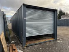 Steel Anti Vandal Storage Unit, Charcoal, 32 x 9ft, Contents NOT Included, We have been informed the