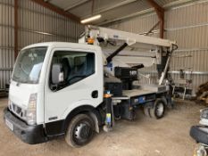 Salvage 2019 CTE ZED 21.3JH Access Platform, Hours: 1706 Mounted on 2019 Nissan NT400 Cabstar,