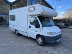 Unreserved Online Auction - 2001 Fiat Ducato 14 D Motorhome