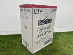 Basilur Specialty Classics Assorted Tin Caddy Foil Enveloped Tea Bags 60 x 3 x 4