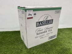 36no. Basilur Four Seasons Summer Tea Tin Caddy Leaf Tea 100g