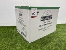 36no. Basilur Magic Fruits Wild Strawberry Tin Caddy Leaf Tea 100g