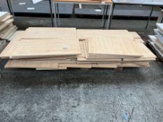 Quantity of Laminated Boards; Sizes Vary. Please Note: There is NO VAT on the Hammer Price of this