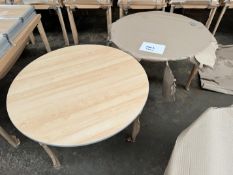 2no. Unused Metalliform Fully Welded School/Office Tables with Durable Light Oak Finish - 1000