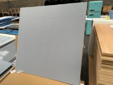 Metroplan Frameless Felt Covered Noticeboard - 1200 x 1200 mm. Please Note: There is NO VAT on the