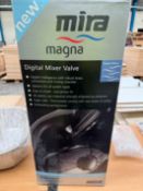 Unused Mira Magna Digital Mixer Valve.; Pump Version. Please Note: There is NO VAT on the Hammer