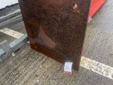 RSJ Steel Beam. Overall Length 2.4m, Depth 220mm, Width 205mm, Thickness 17mm. End Plate 500 x 500