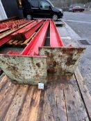 2no. RSJ Steel Beams. Overall Length 5.4m, Depth 255mm, Width 100mm, Thickness 6mm. Please Note: All