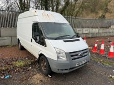 2010 Ford Transit MW6 High Top T350i RWD2402 cc Diesel, Registration HN60 OYP, MOT Expired 10