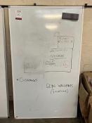 White Board 700 mm x 120 mm. Please Note: There is NO VAT on the Hammer Price of this Lot.