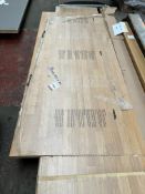 Timber Finish Worktop 800 x 180 x 40 mm. Please Note: There is NO VAT on the Hammer Price of this