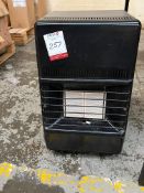 Superior Gas Fire with Bottle. Please Note: There is NO VAT on the Hammer Price of this Lot.