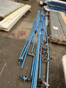 Quantity of Air Compression Pipes with Fittings. Approximately 50 metres. Please Note: There is NO