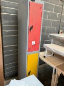 Double Locker - 300 x 450 x 1780 mm. Please Note: There is NO VAT on the Hammer Price of this Lot.