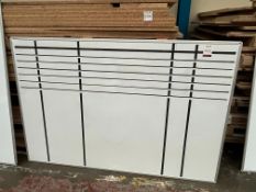 White Board 1800 x 1200 mm. Please Note: There is NO VAT on the Hammer Price of this Lot.