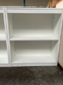 White Shelf Unit - 800 x 300 x 900 mm. Please Note: There is NO VAT on the Hammer Price of this