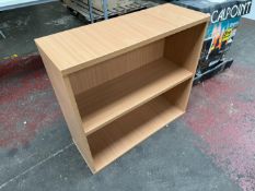 Timber Effect Shelf - 800 x 300 x 730 mm. Please Note: There is NO VAT on the Hammer Price of this