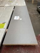 Light Grey Worktop - 3000 x 600 x 40 mm. Please Note: There is NO VAT on the Hammer Price of this