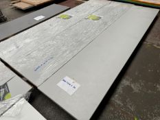Light Grey Laminated Worktop - 3000 x 600 x 30 mm. Please Note: There is NO VAT on the Hammer