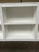 White Shelf Unit - 800 x 300 x 900 mm. Please Note: There is NO VAT on the Hammer Price of this