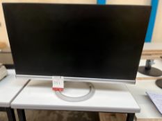 ASUS Monitor on Stand 600 mm x 340 mm. Please Note: There is NO VAT on the Hammer Price of this