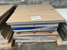 68no. Edged Worktops - 600 x 1200 x 20 mm. Please Note: There is NO VAT on the Hammer Price of