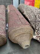 Patterned Carpet. Width 4M. Length Unknown. Please Note: There is NO VAT on the Hammer Price of this