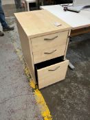 3-Drawer Filing Cabinet. Please Note: There is NO VAT on the Hammer Price of this Lot.