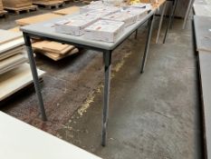 Grey Table 1200 x 600 mm. Please Note: There is NO VAT on the Hammer Price of this Lot.
