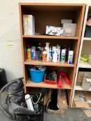 Contents of Shelving Unit comprising of Cleaning Materials. Please Note: There is NO VAT on the