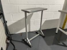 Metal Frame Stainless Steel Top Prep Table Approx. 260 x 570 x 800mm