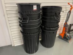 12no. 80L Waste Bins as Lotted
