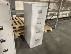 4 Draw Metal Filing Cabinet Approx. 470 x 620 x 1320mm