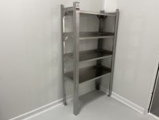 4 Tier Stainless Steel Shelving 1000 x 400 x 1800mm