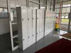 9no. Various Metal Personnel Lockers as Lotted