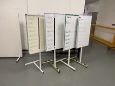 4no. Various White Boards & Stands as Lotted