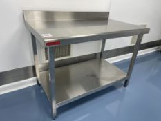Cater-Cook Stainless Steel Prep Table Approx. 1200 x 700 x 850mm