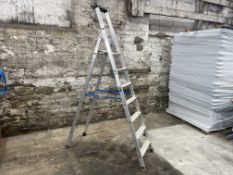 Zarges EN131 7 Tread Aluminium Step Ladder