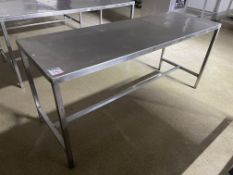 Stainless Steel Prep Table, 1760 x 600 x 800mm