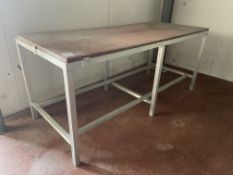 Aluminium Frame Removable Composite Top Butchers Table