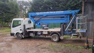 Salvage 2015 Nissan NT400 Cabstar 35.14 LWB with CTE ZED 21.2.JH Access Platform, Engine Size: