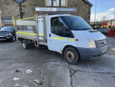 2013 Ford Transit 125 T350 RWD Dropside Van with Del Tail Lift, Engine Size: 2198cc, Date of First