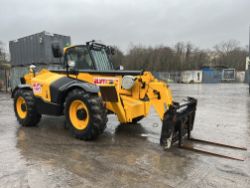 Online Auction - 2019 JCB 540V140 Hi Viz Telehandler, 890 Hours