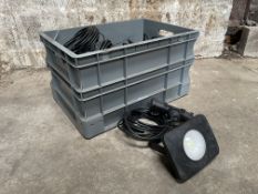 10no. Prima LED-FL30E LED Lights with 'T' Connector. Lot Location - Vale of Glamorgan. Collection